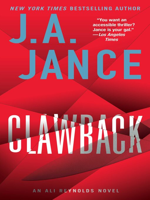 Title details for Clawback by J.A. Jance - Wait list